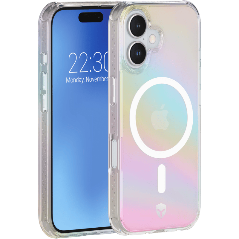 Etui Force Case AIR MAGSAFE iPhone 16 BB holograficzne front i tył